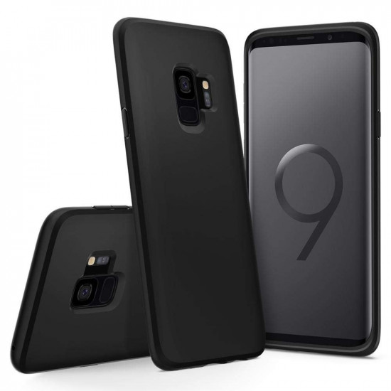 Cover of Spigen for Galaxy S9 (G960) Liquid Crystal Matte Black