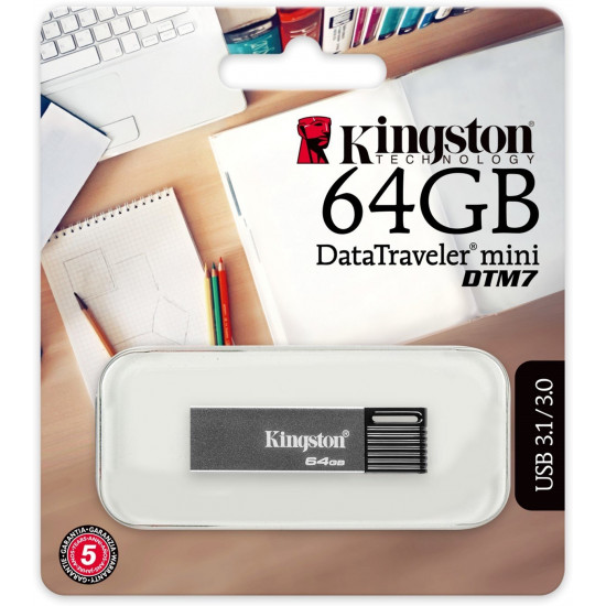 Накопитель USB 3.0 DataTraveler Mini 64GB (DTM7/64GB)