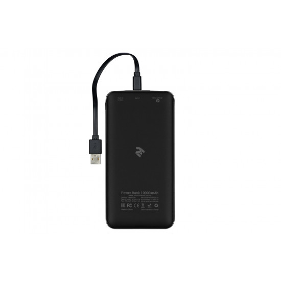 Портативний акумулятор 2Е PB1036AQC 10000mAh Black