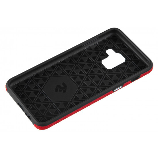 Cover 2E for Galaxy A8 2018 (A530) Triangle Red