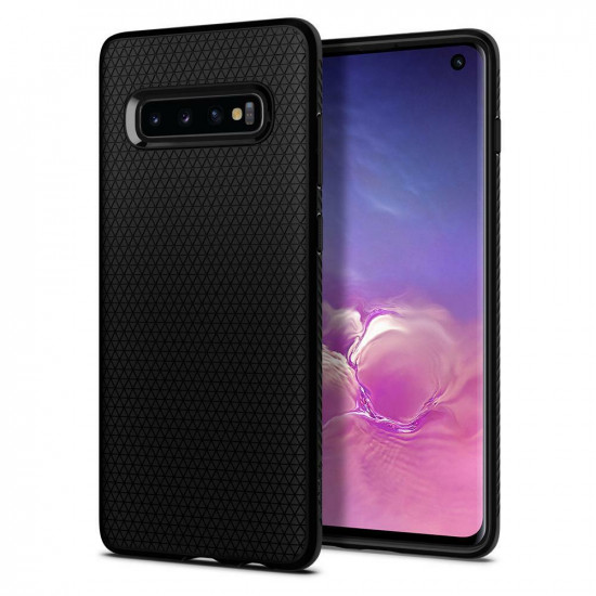 Чехол Spigen для Galaxy S10 2019 (G973) Liquid Air Matte Black