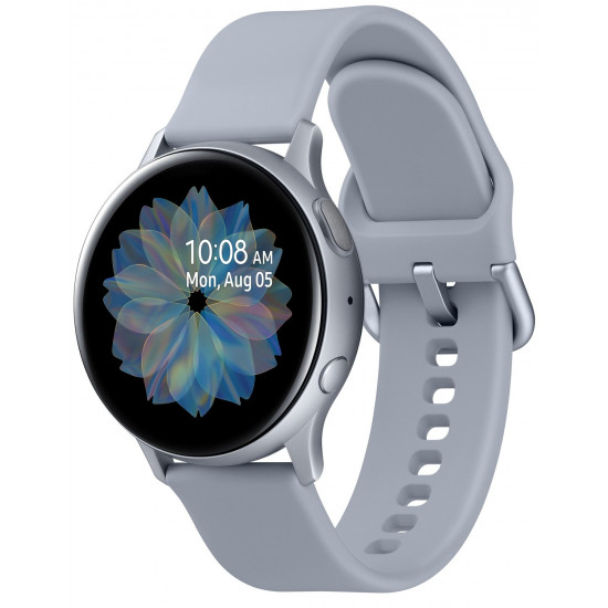 Aluminium Silver Samsung Galaxy Watch Active 2 40mm smartwatch