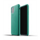 MUJJO cover for Apple iPhone 11 Full Leather Alpine Green