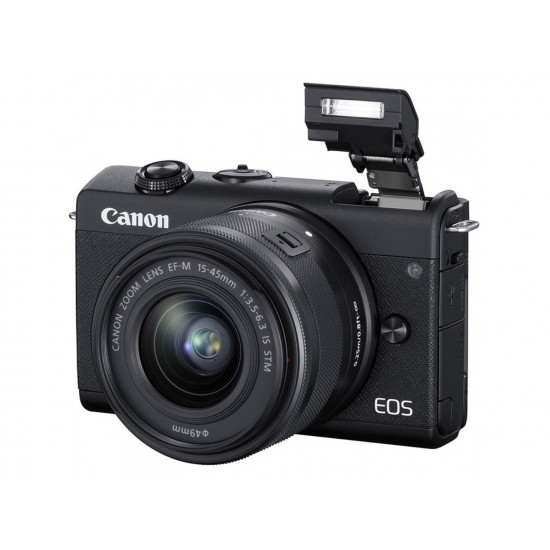 CANON EOS M200 camera + 15-45mm IS STM Black (3699C027)