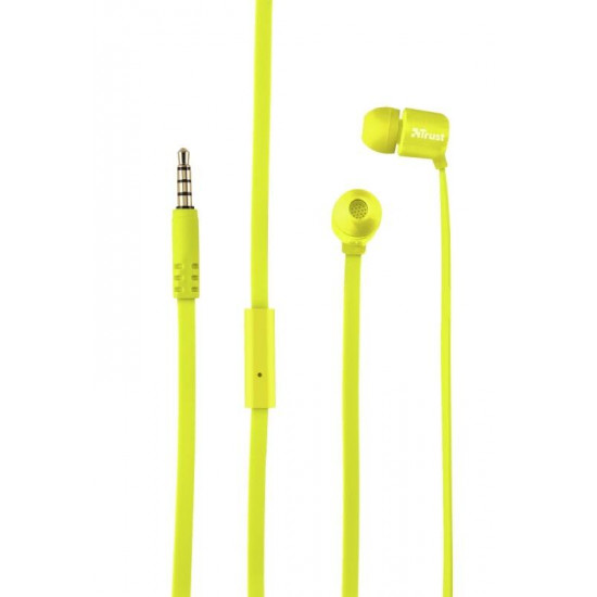 Наушники Trust Duga Mic Neon Yellow