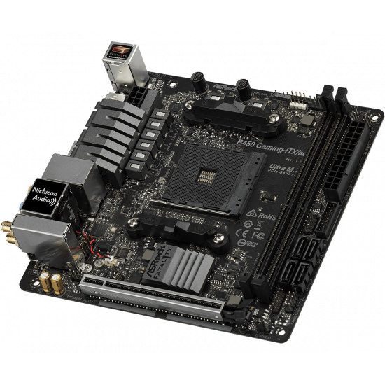 Материнська плата ASRock B450 GAMING-ITX/AC