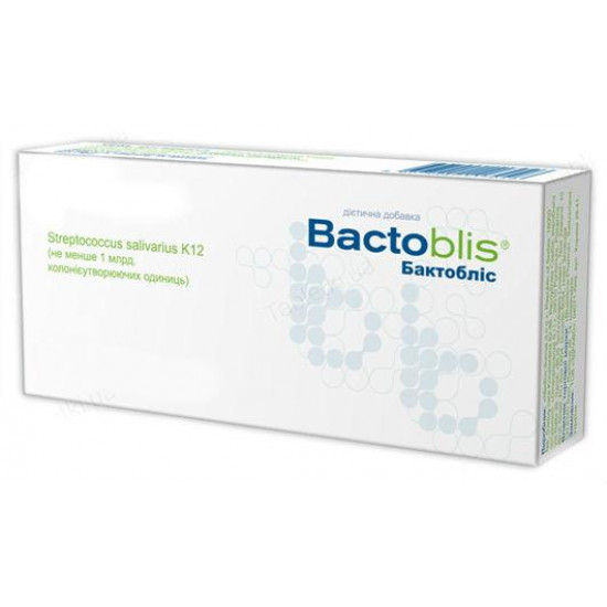 Bactoblis orodispersny sachets of 30 pieces.