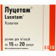 Lutsetam solution for injections on 15 ml in ampoules, 200 mg/ml, 20 pieces.