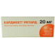 Kardiket retard tablets in stenocardia on 20 mg, 50 pieces.