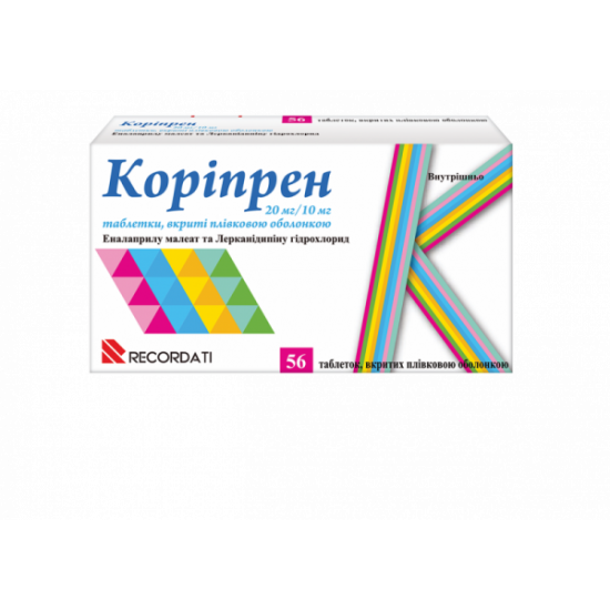 Koripren of 20 mg / 10 tablet mg No. 56