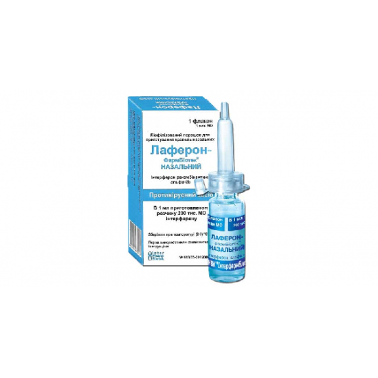 Laferon-FarmBiotek lyophilisate for the ME nasal solution 1,000,000