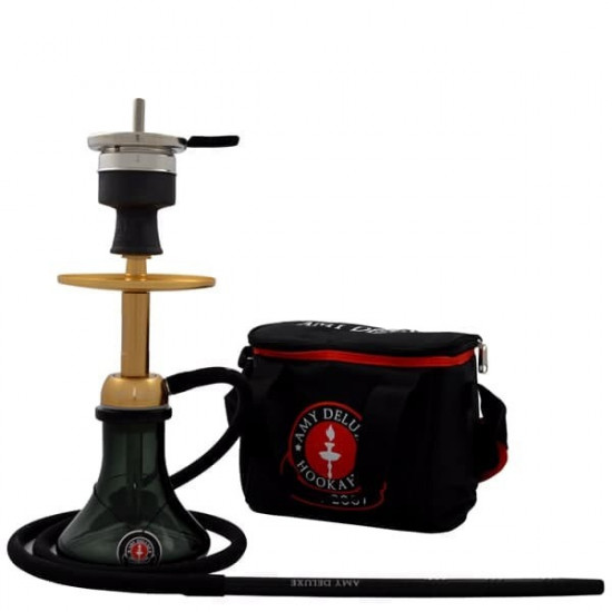 Hookah AMY Deluxe 116.03 AOGD-BK (Gold)