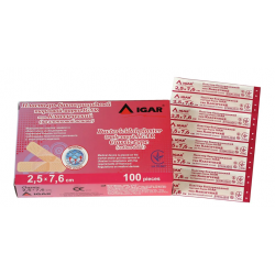 Adhesive plaster of bactericidal 2.5х7.6 cm Classical Igar