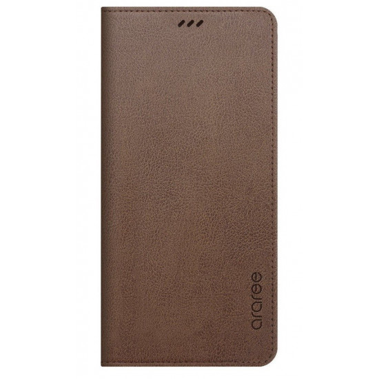 Cover of Samsung for Galaxy A8 + 2018 (A730) Flip Wallet Saddle Brown