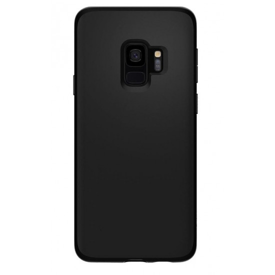 Cover of Spigen for Galaxy S9 (G960) Liquid Crystal Matte Black