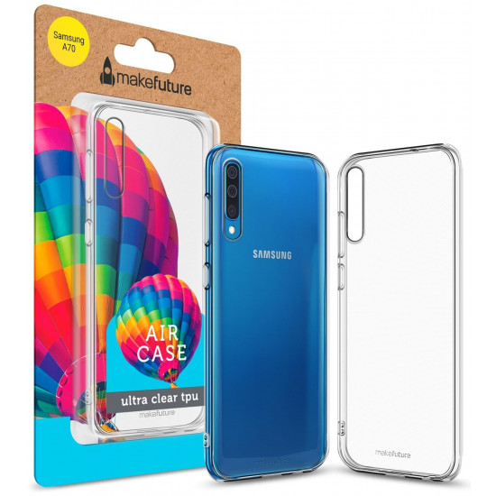 MakeFuture cover for Samsung A70 Air Case (Clear TPU)