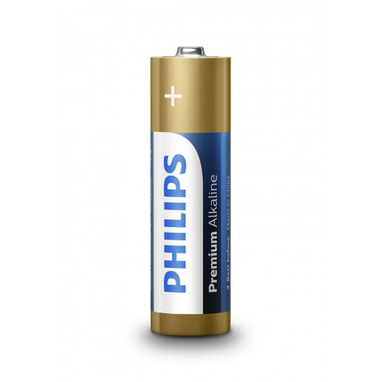 Philips Premium Alkaline AA BLI 4 (LR6M4B/10) battery