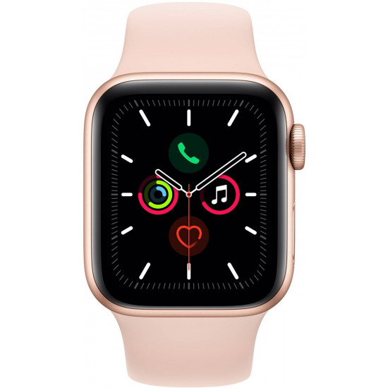 Смарт-годинник Apple Watch Series 5 GPS 40mm Gold Aluminium Case with Pink Sand Sport Band