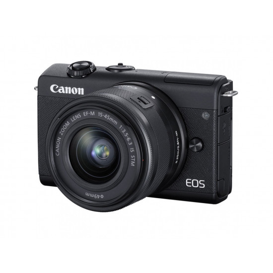 CANON EOS M200 camera + 15-45mm IS STM Black (3699C027)