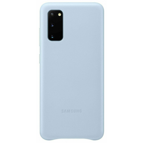 Cover of Samsung Leather Cover for Galaxy S20 (G980) Sky Blue