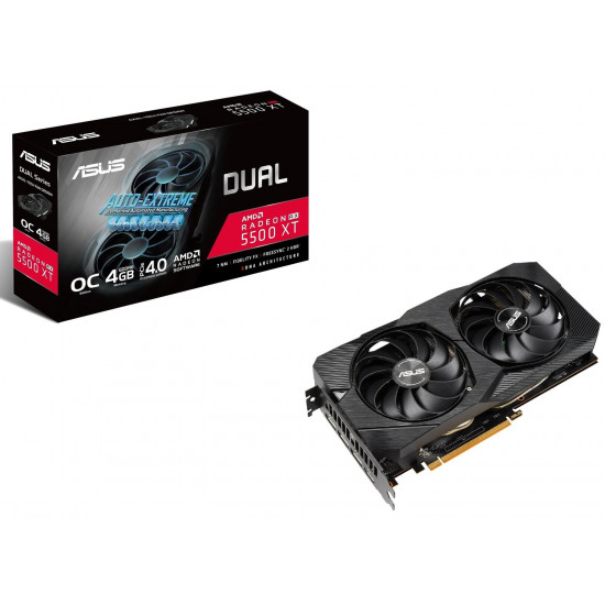 Відеокарта ASUS Radeon RX 5500 XT 4GB GDDR6 EVO OC (DUAL-RX5500XT-O4G-EVO)