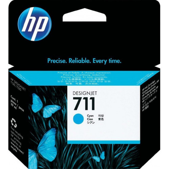 Картридж струйный HP No.711 DesignJet 120/520 Cyan 3-Pack (CZ134A)