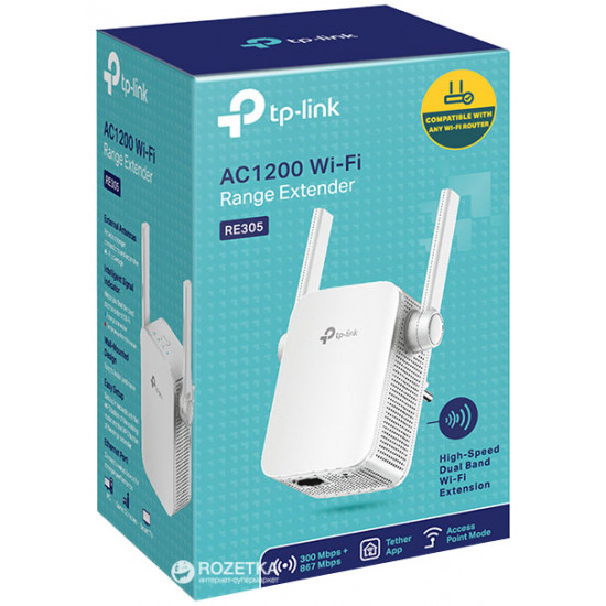 Ретранслятор TP-LINK AC1200 RE305