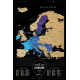 Скретч карта 1DEA.me Travel Map Black Europe (BE)