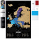 Скретч карта 1DEA.me Travel Map Black Europe (BE)