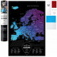 Скретч карта 1DEA.me Travel Map Black Europe (BE)