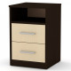 Bedside table Companit PKT-2 Wenge combi