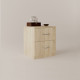 Bedside table TU-7 chipboard Sonoma 40x35x47.5 cm