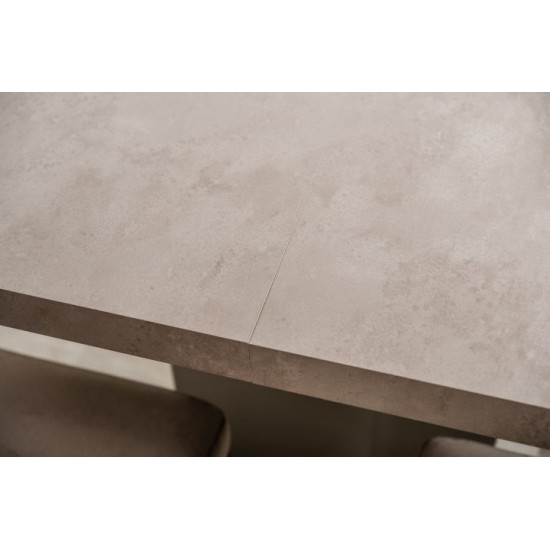 Dining table Gold Fog standard 1080x700x750 beige MDF matte fixed