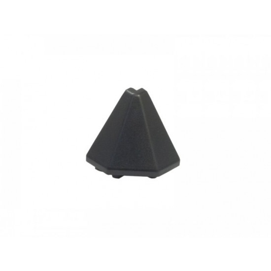 External corner 90° Scilm for kitchen plinth h=30mm black