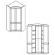 Corner wardrobe Gerbor Salerno SZFN_2D white (011)