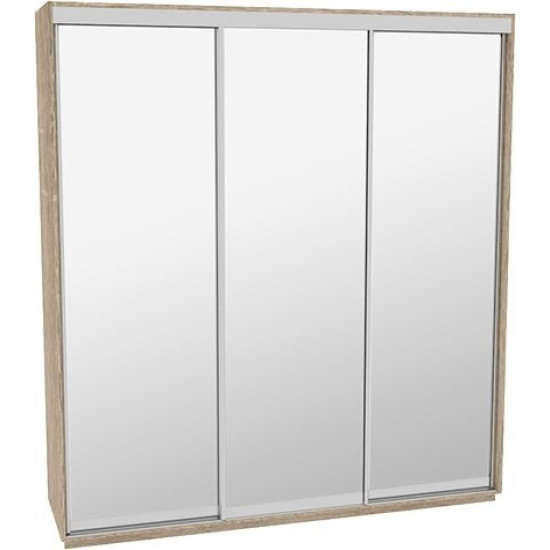 Sliding wardrobe DOM VG216 Sonoma Oak Mirror 210x60x240