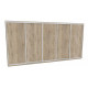 Sliding wardrobe HOUSE N4486 Sonoma Oak chipboard 480x60x240