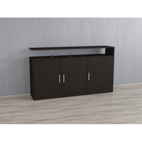 TV stand Nellie W 1600 / H 916 / D 350 Dark wenge