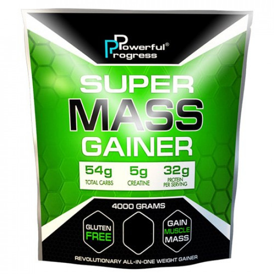 Гейнер Powerful Progress Super Mass Gainer, 4 кг - Шоколад (115782)