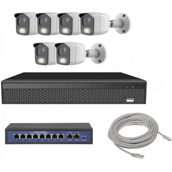  Комплект IP-видеонаблюдения Covi Security IPC-6W 2MP KIT