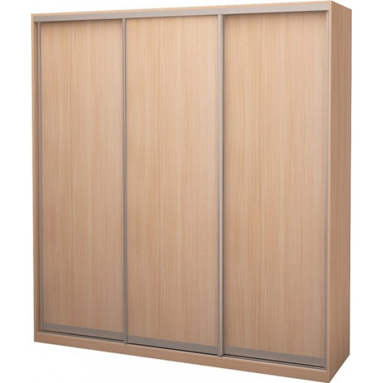 Three-door wardrobe Roko 224.2x242x60 cm chipboard Milk oak (20200024407)