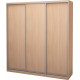 Three-door wardrobe Roko 224.2x242x60 cm chipboard Milk oak (20200024407)