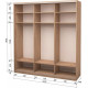 Three-door wardrobe Roko 224.2x242x60 cm Mirror Sonoma Oak (20200024461)