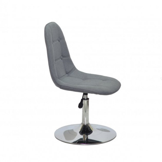 Chair Alex CH-BASE Chenille Onder Mebli Gray K-11