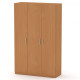 Three-door wardrobe Companit Wardrobe-15 Beech (120x46.4x195 cm)