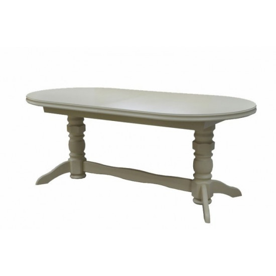 Dining folding oval table ST-9 200x100 cm vanilla Skif