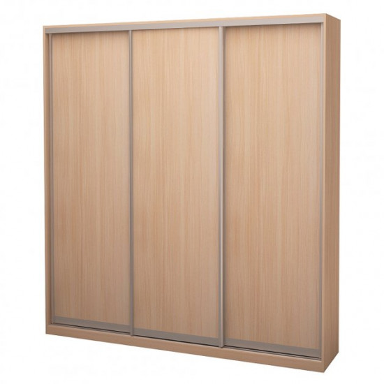 Three-door wardrobe ROKO 209.2x45x242 cm chipboard Milky Oak (20200025251)