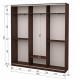 Three-door wardrobe ROKO 179.2x45x242 cm chipboard + Mirror Oak Wenge (20200025088)