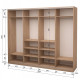 Four-door wardrobe ROKO 238.4x242x60 cm Mirror Sonoma Oak (20200024662)