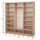 Three-door wardrobe ROKO 239.2x242x60 cm chipboard Milk Oak (20200024422)